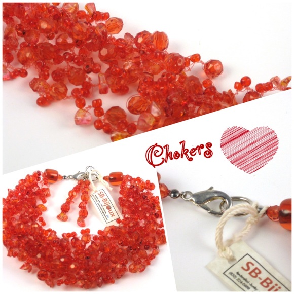 Red Nylon Crochet Set. - Picture 1 of 1